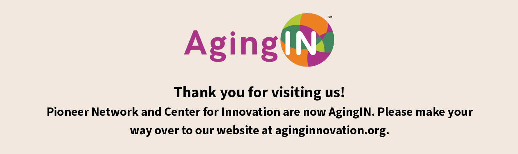 AgingIN new website